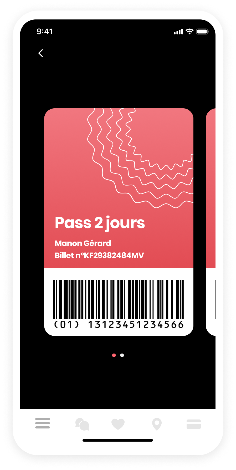 page porposer une rencontre de l'application