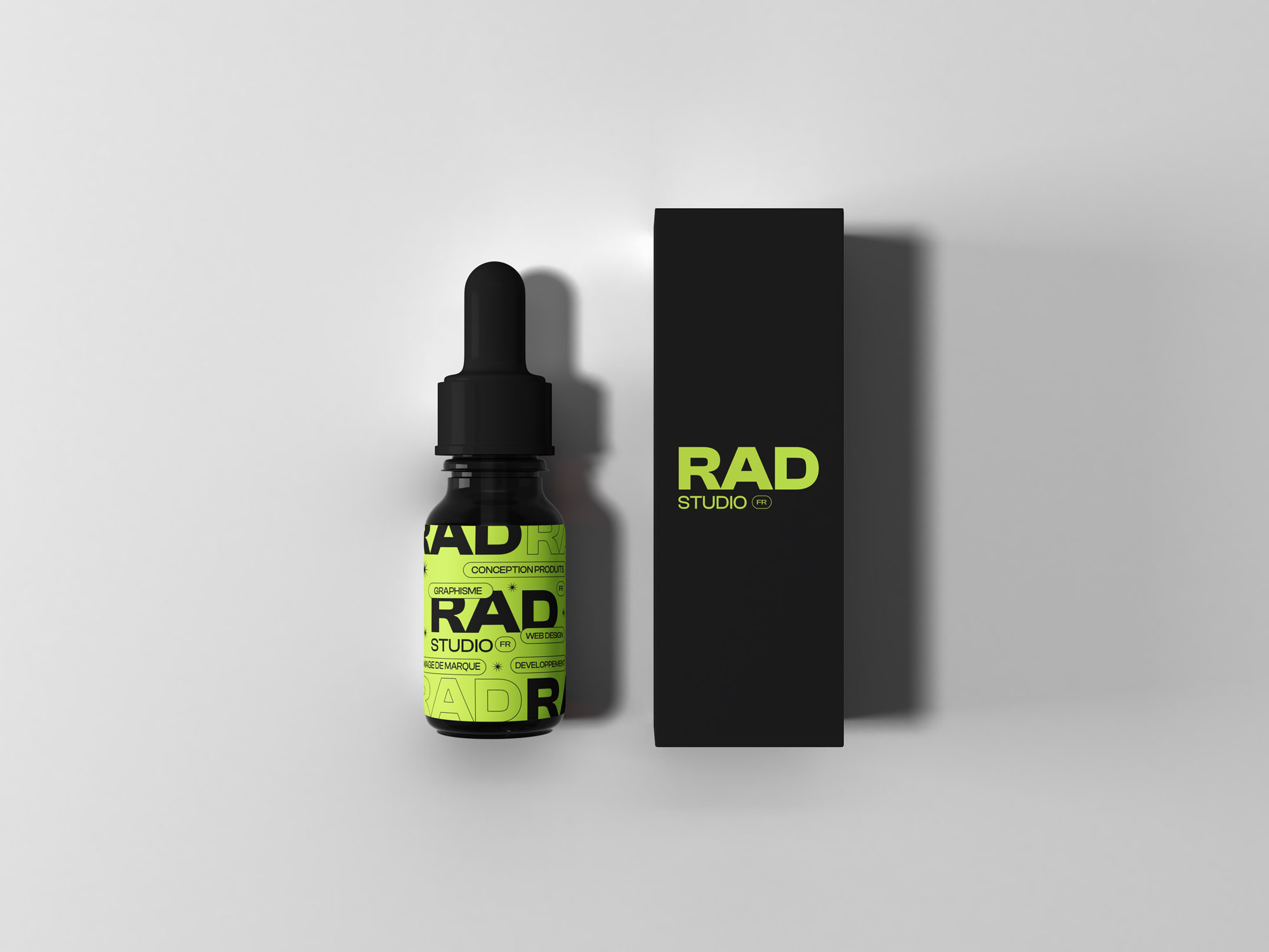 Huile pour barbe Concept