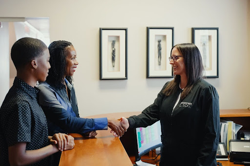 Patient receiving emergency dental care for toothache at Santo Dental Group Red Bank