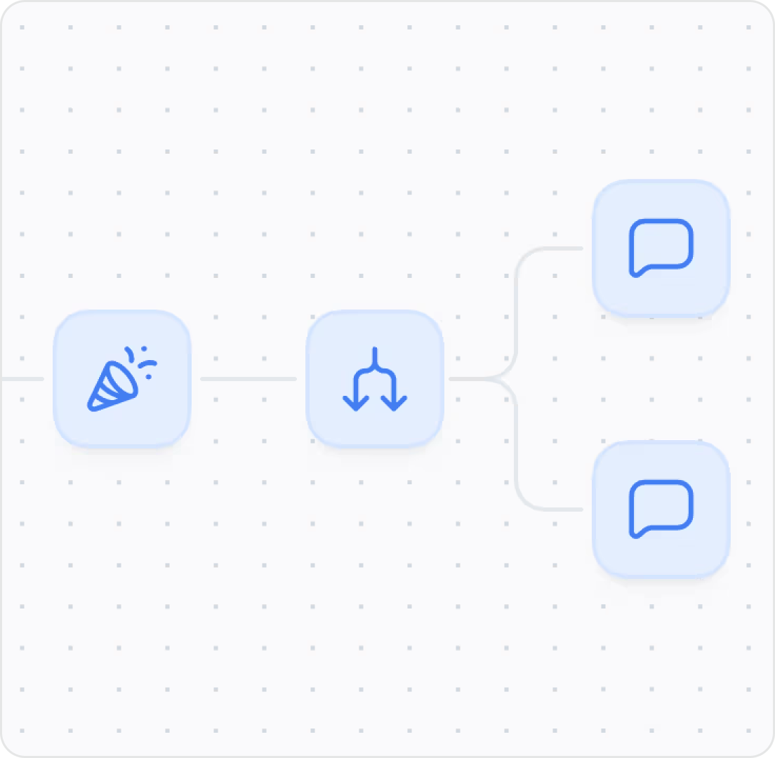 Workflow product shot of the Attio interface