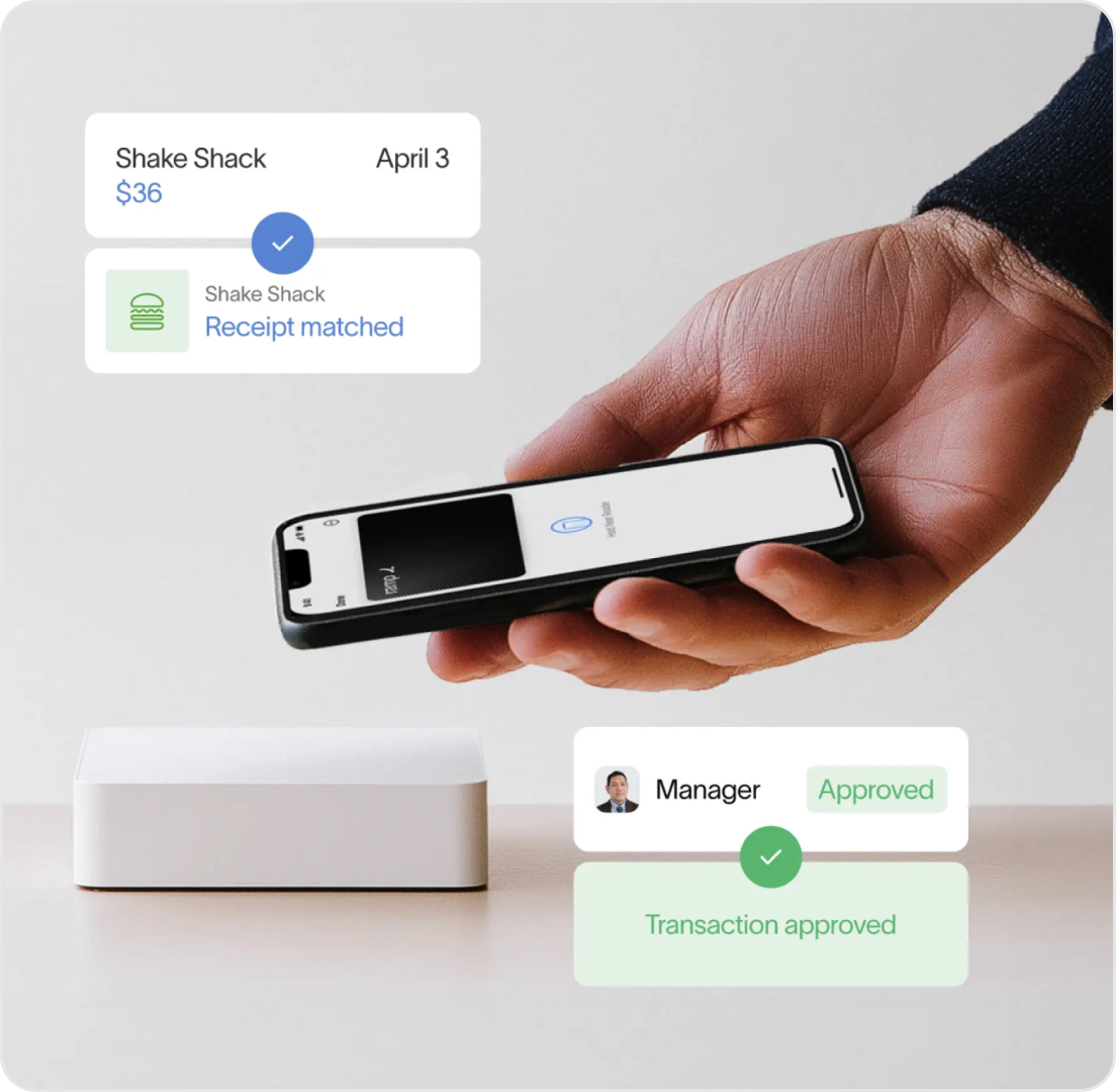 Contextual product shot of the Ramp interface