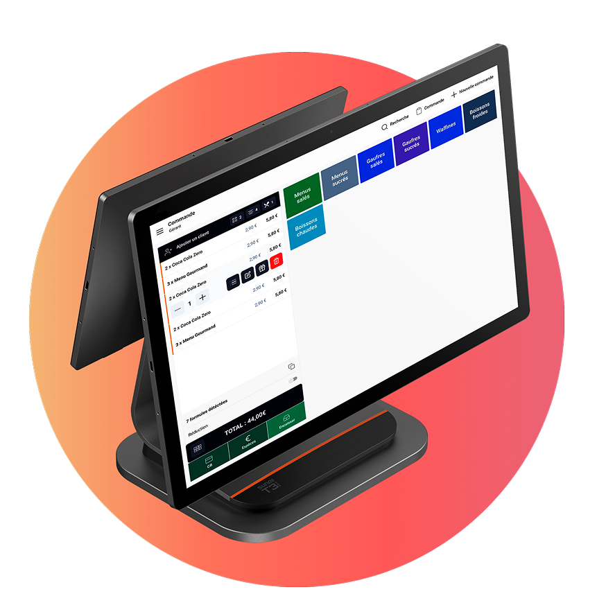 Simplify your daily routine with our touch-sensitive cash registers designed for the foodservice industry.