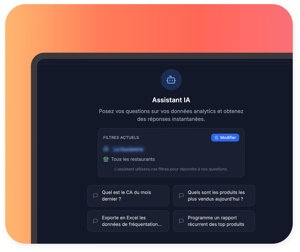 Posez vos questions à Atlas, il vous répond avec vos données.