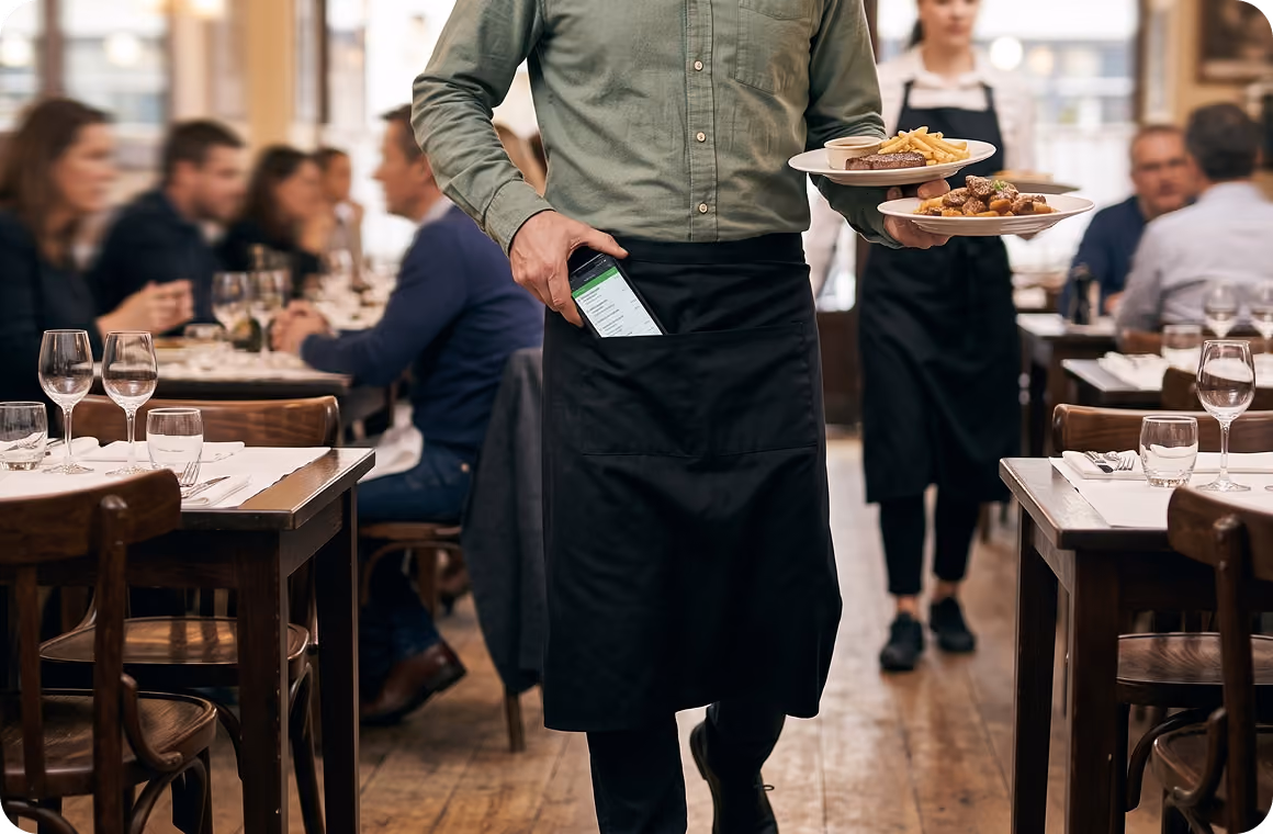Un pad de commande pensé pour le rythme de la restauration.