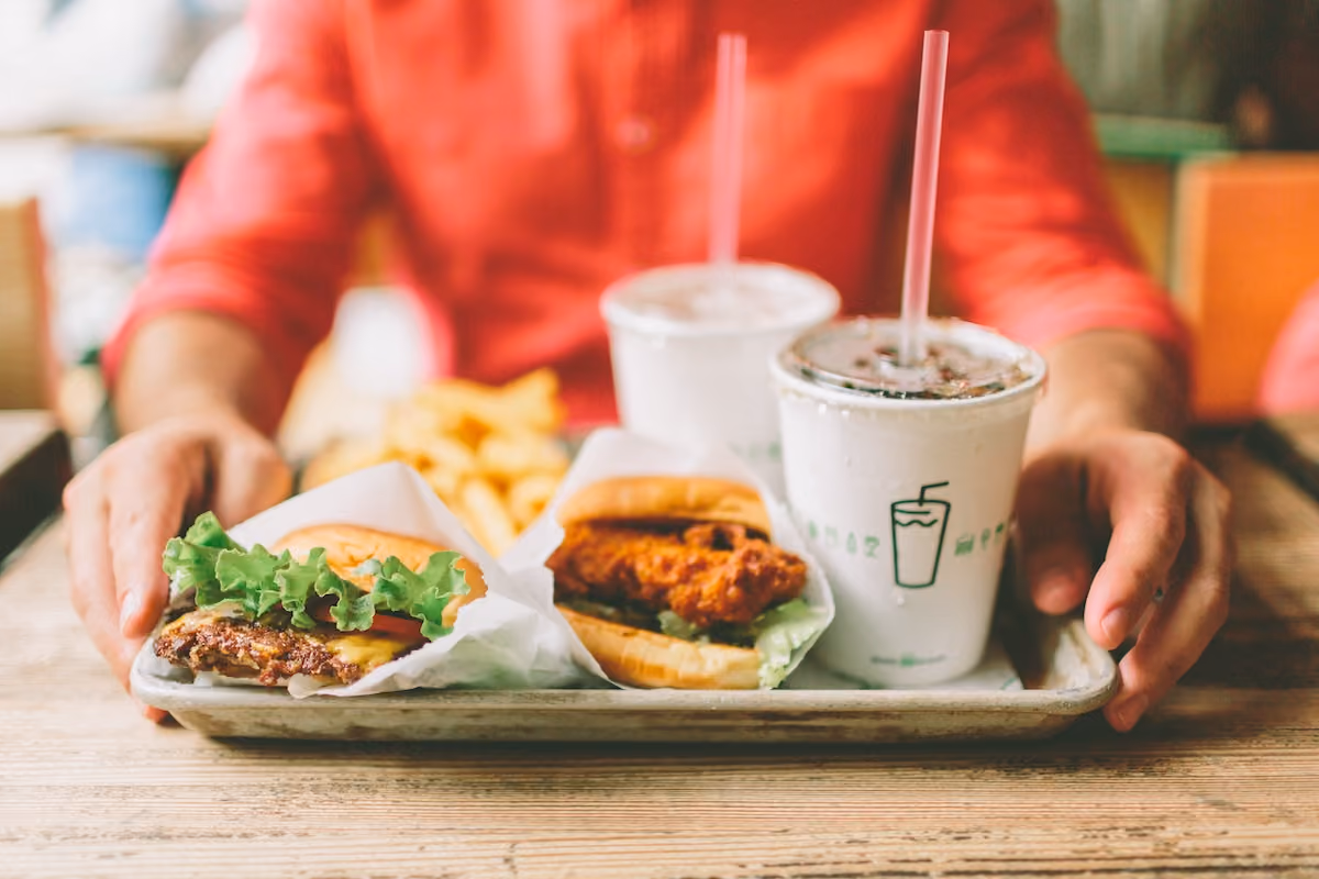 fast food service tray