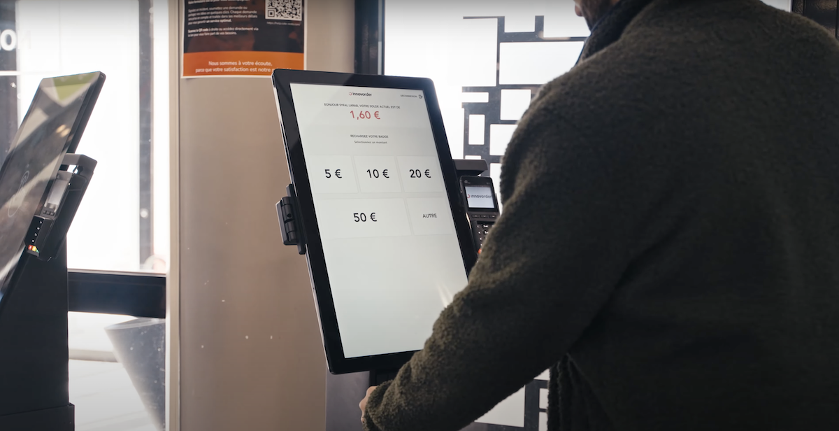 Borne de commande utilisée comme borne de rechargement