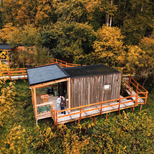 A cosy cabin at Nutchel Champagne