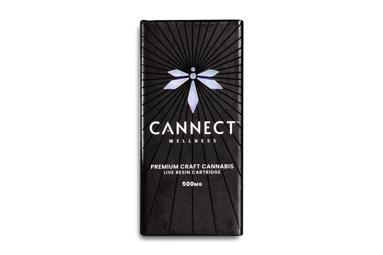 Cannect Wellness Live Resin cart packaging