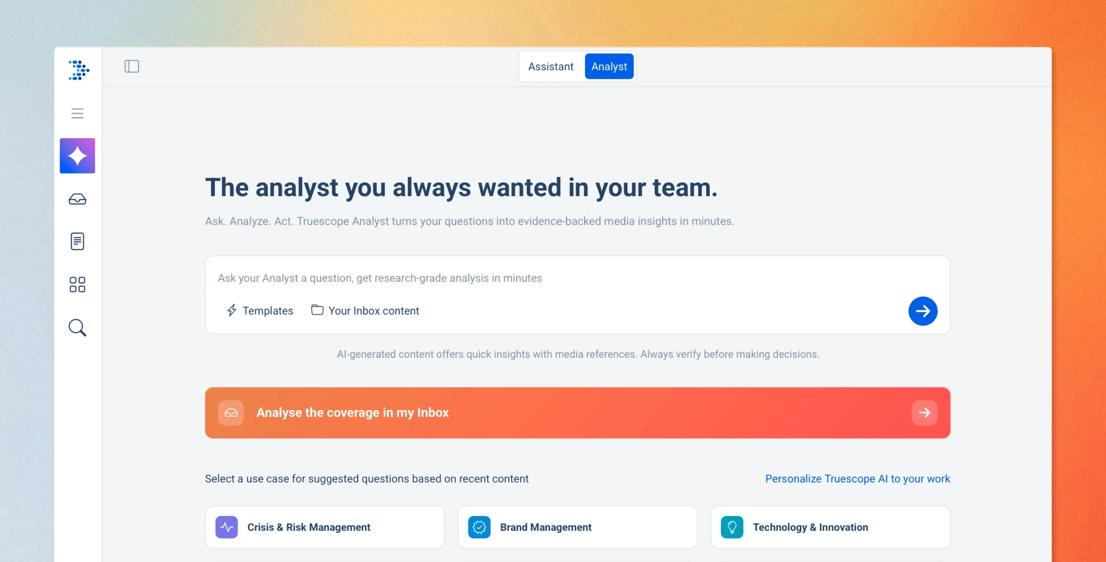 Truescope AI analyst