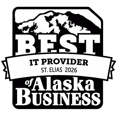 Best of Alaska Business IT Firm badge awarded to Stratus Services 2026