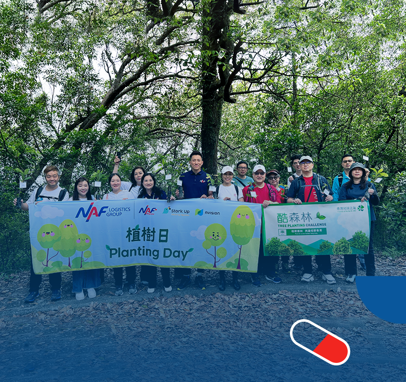 NAF Pharma Joins Hands with Friends of the Earth (HK) for Tree Planting