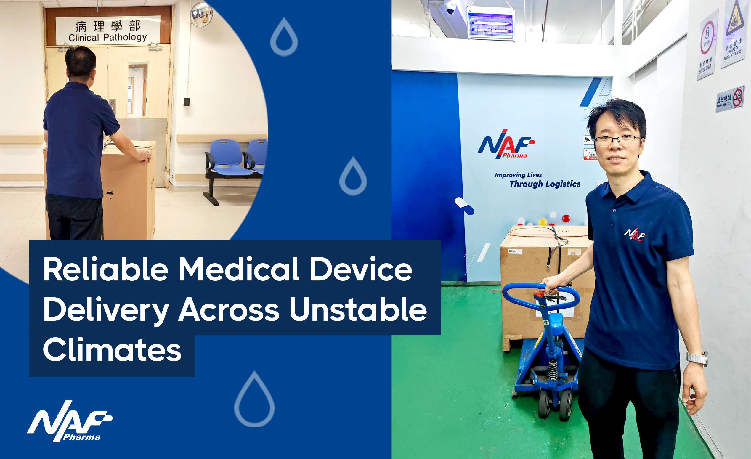 Reliable Medical Device Delivery Across Unstable Climates