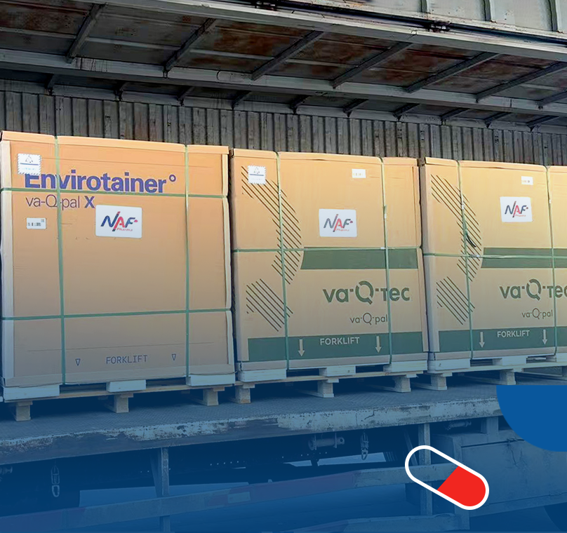 Preconditioning 4 x Pallets& Thermal Blanket Transfer in Extreme Heat