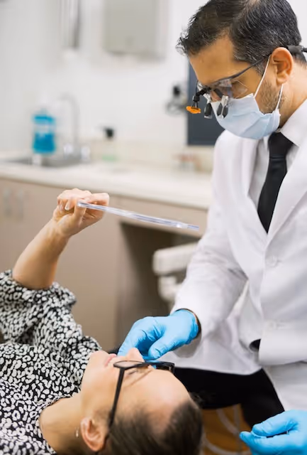 patient smiling