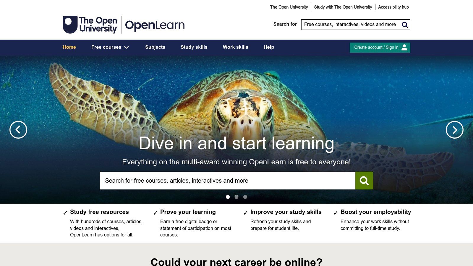 OpenLearn (The Open University)