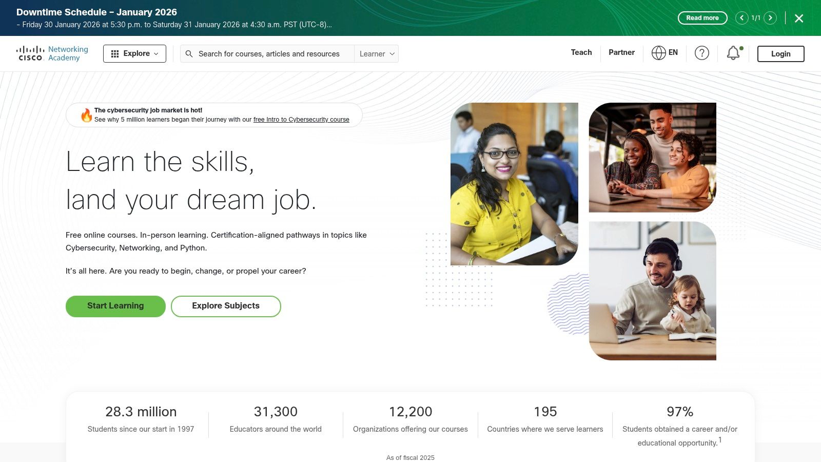 Cisco Skills for All (Cisco Networking Academy)