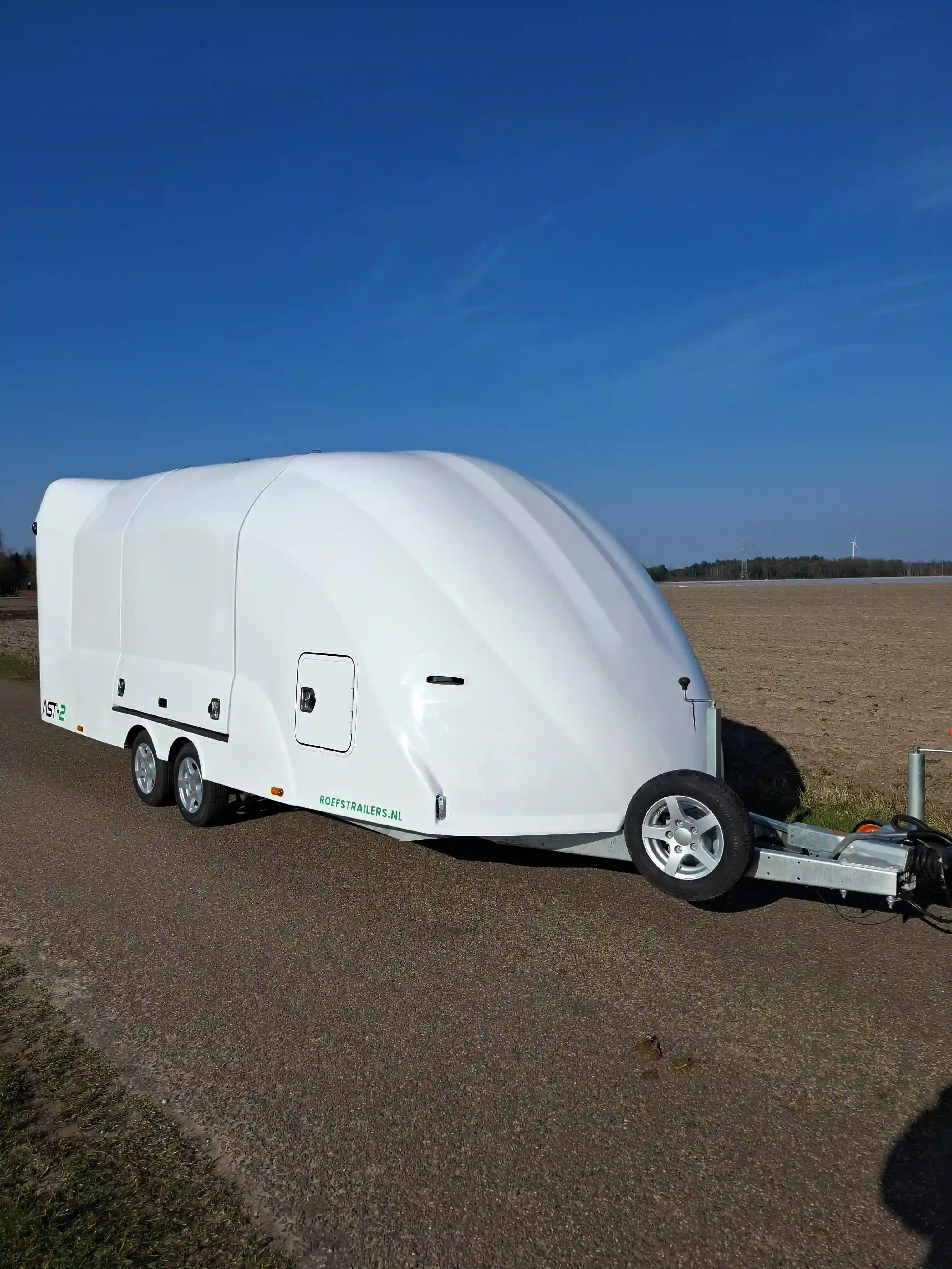 AST-2 Roefs Trailers gesloten autotransporter autotrailer
