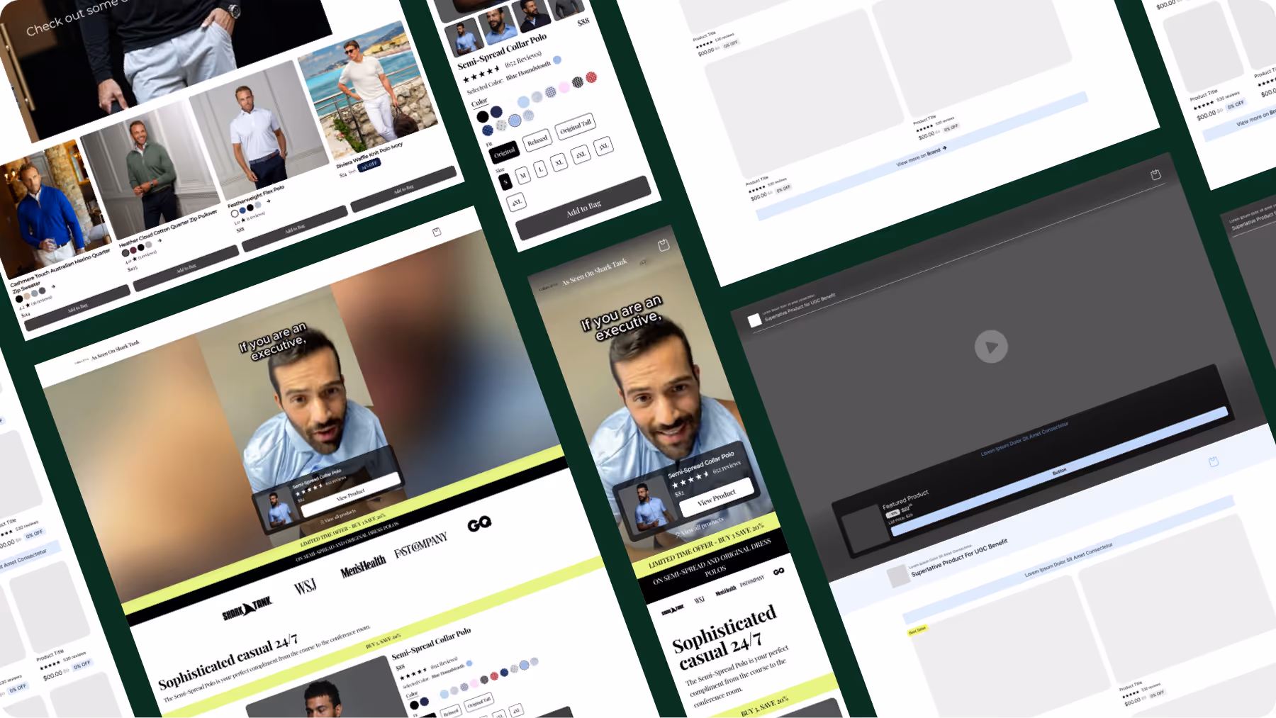 UGC Video Landing Page Template & Example
