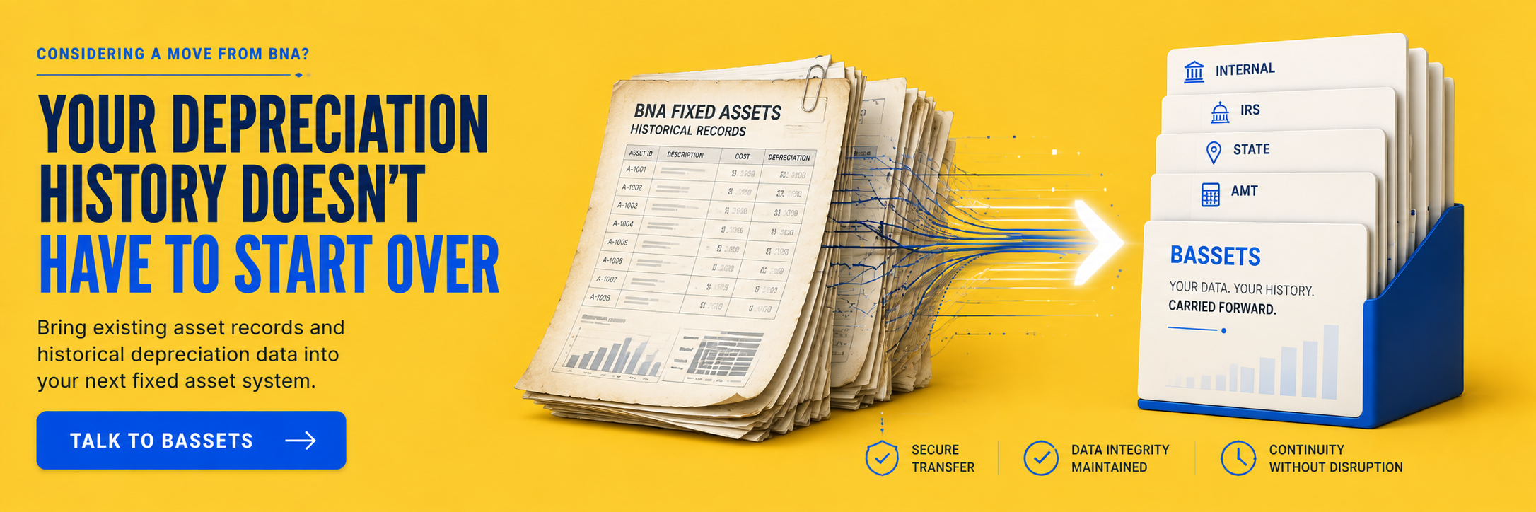 Migrate from BNA Fixed Assets to Bassets