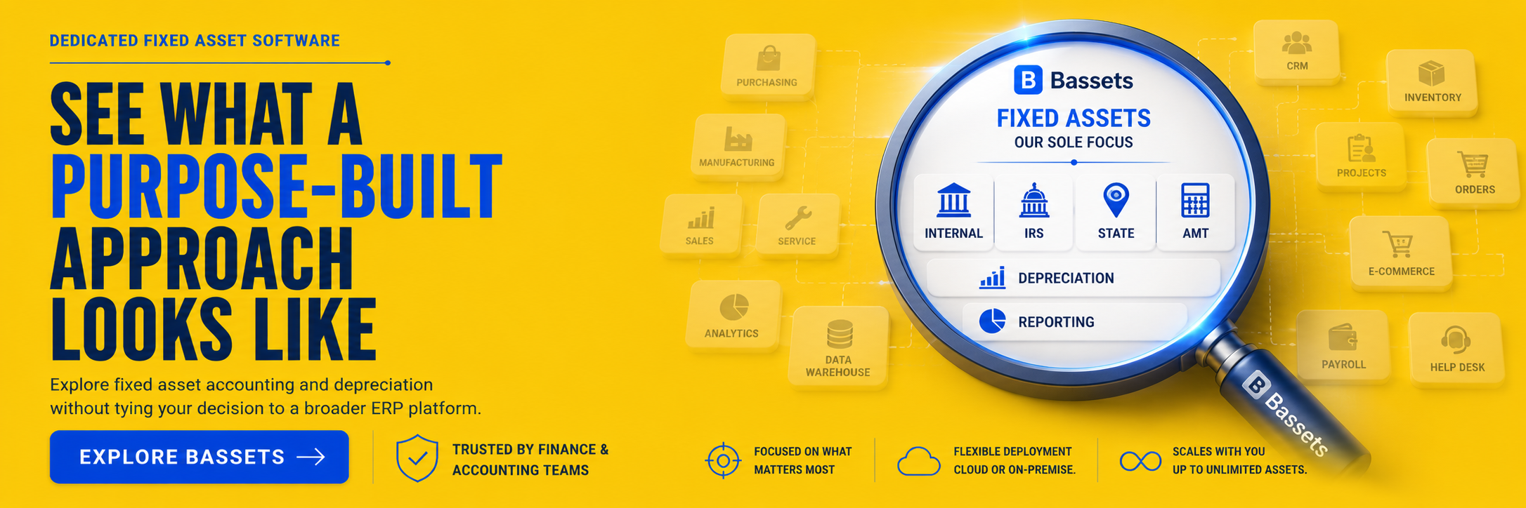 Explore Bassets purpose-built fixed asset accounting and depreciation software