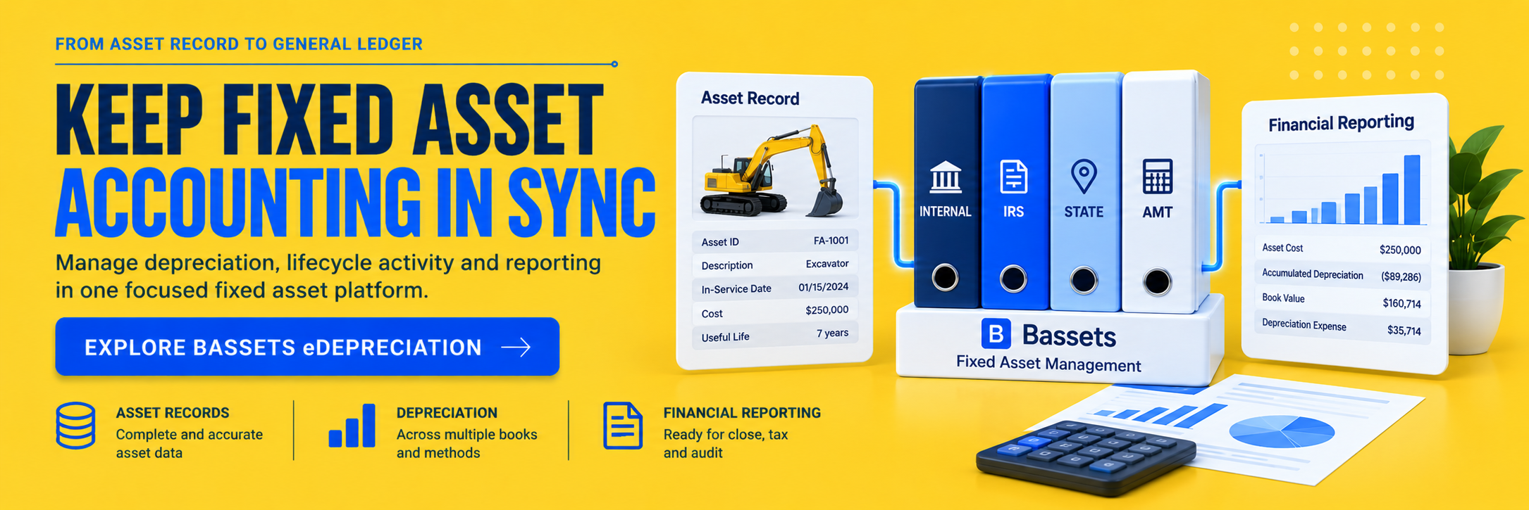 Bassets fixed asset accounting and reporting