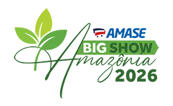 SRE logo with icons representing shopping cart, wheat, utensils, and chef's hat, and text announcing the 36th edition event from March 17 to 19, 2026 at Riocentro.