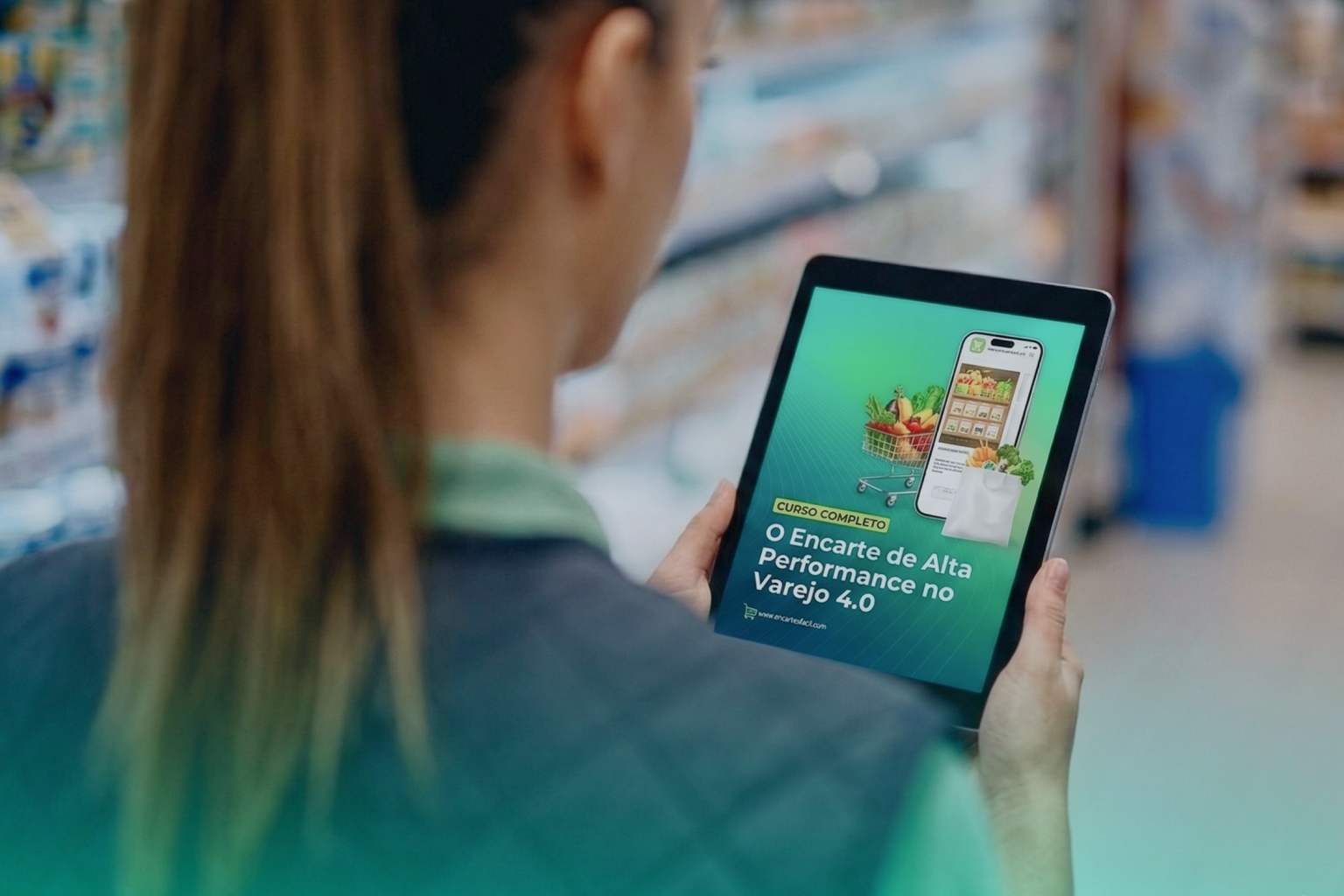 Duas mãos segurando um celular.