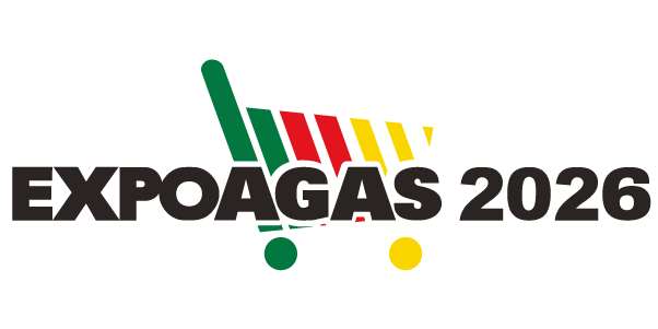 SRE logo with icons representing shopping cart, wheat, utensils, and chef's hat, and text announcing the 36th edition event from March 17 to 19, 2026 at Riocentro.