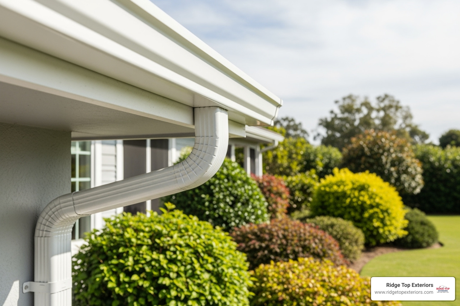 Clean gutter system on a residential home - roof repair Marshfield WI