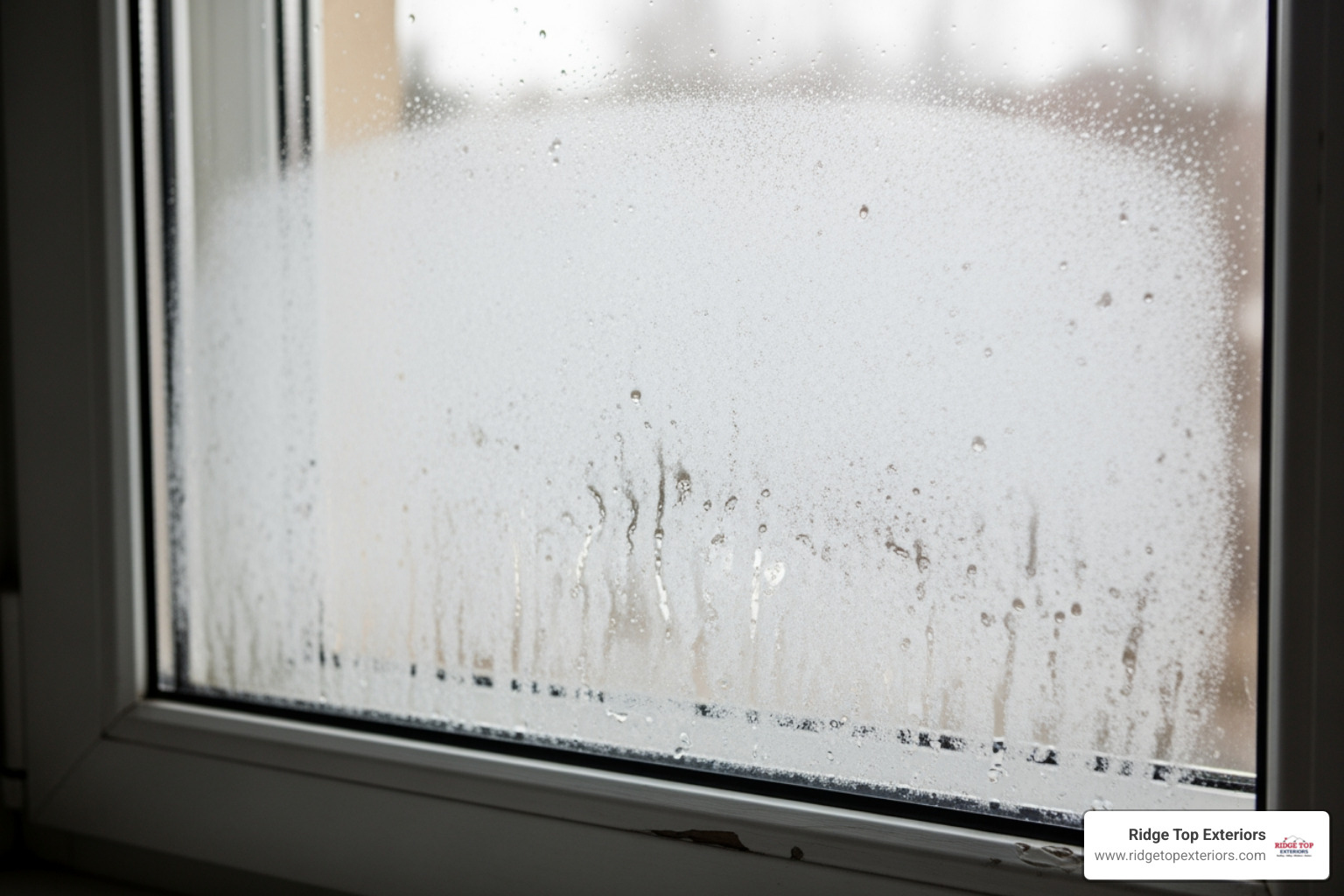 foggy window with condensation between the panes - Replacement window services foggy window with condensation between the panes - Replacement window services