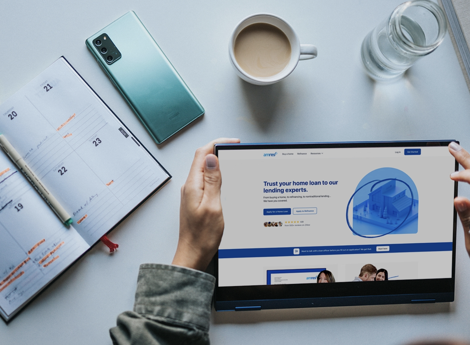 Dashboard mockup