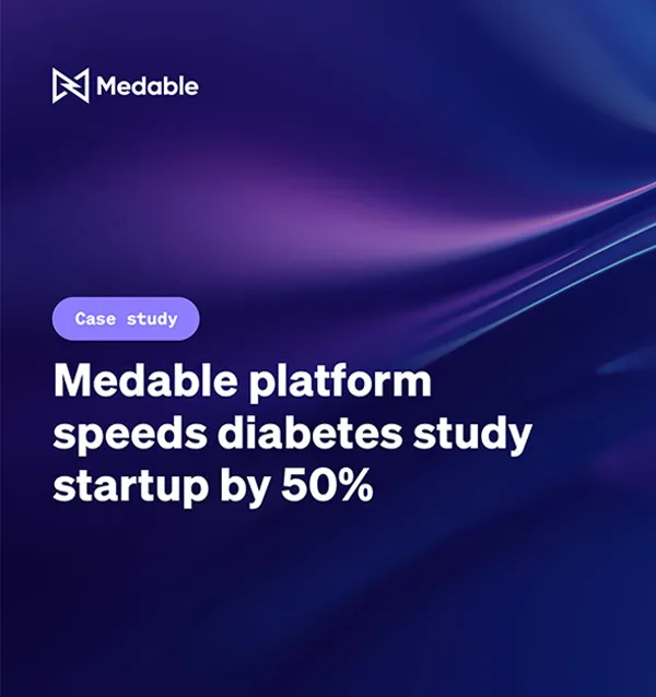 A top 10 pharmaceutical company approached Medable seeking support for their Phase III diabetes study in the highly competitive weight loss market. Their primary goal was to reduce the client’s average study build timelines from 16-20 weeks, down to just 8 weeks, a reduction of more than 50%.See how Medable was able to meet the customer's goal with this case study. 