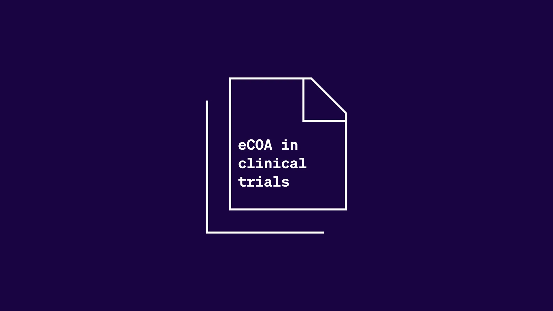 ecoa in clinical trials guide