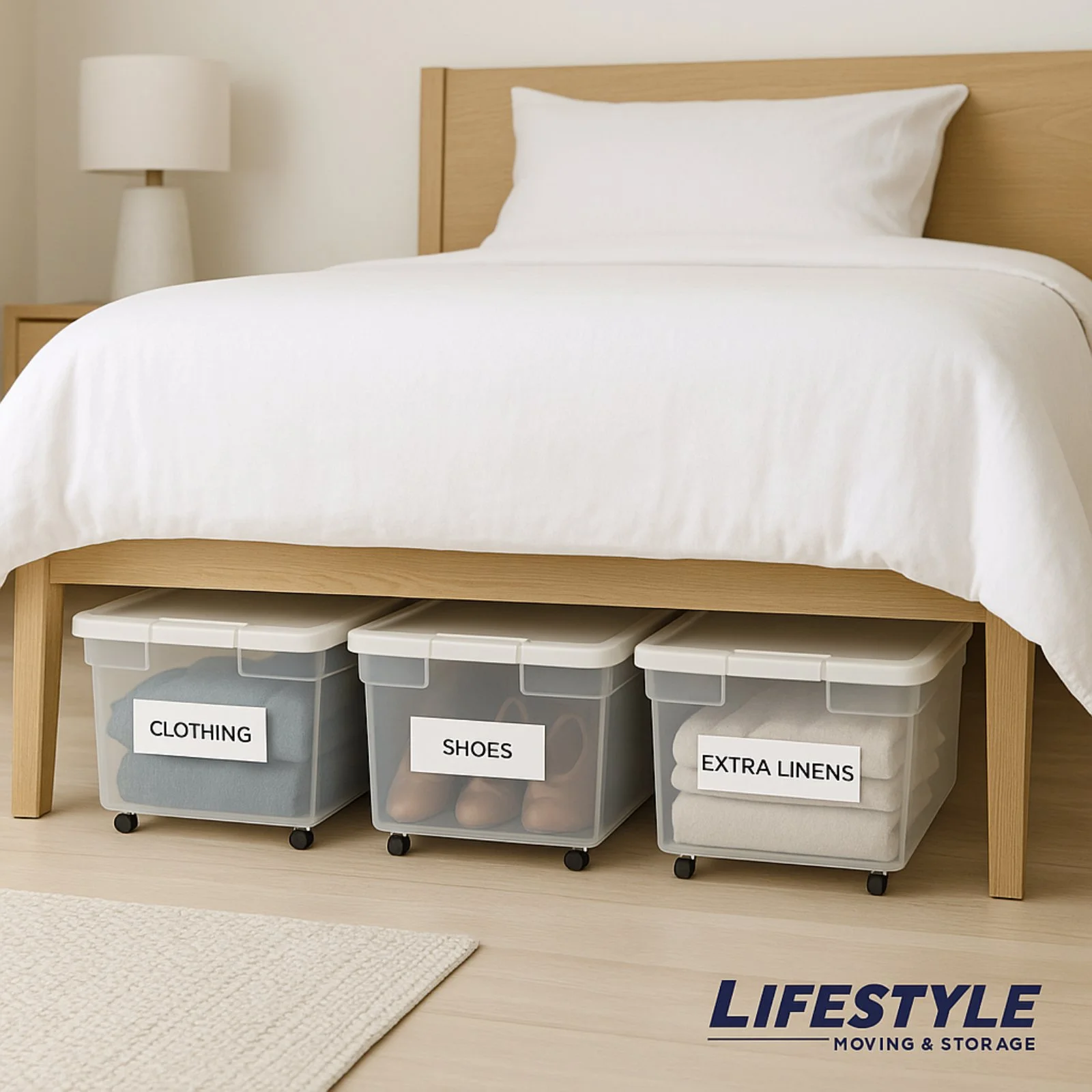 under bed storage