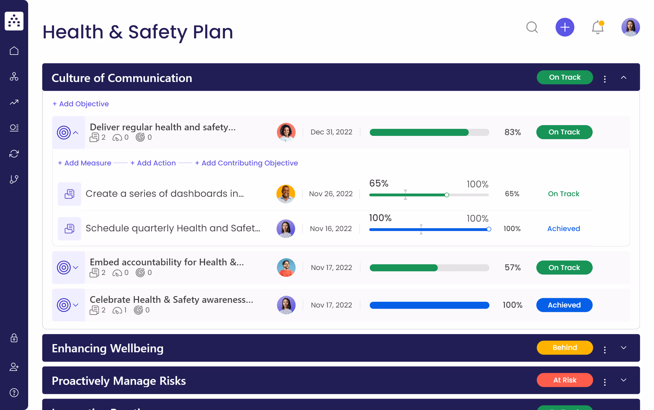 health and safety strategy plan template