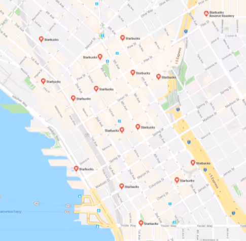 Starbucks Seattle locations