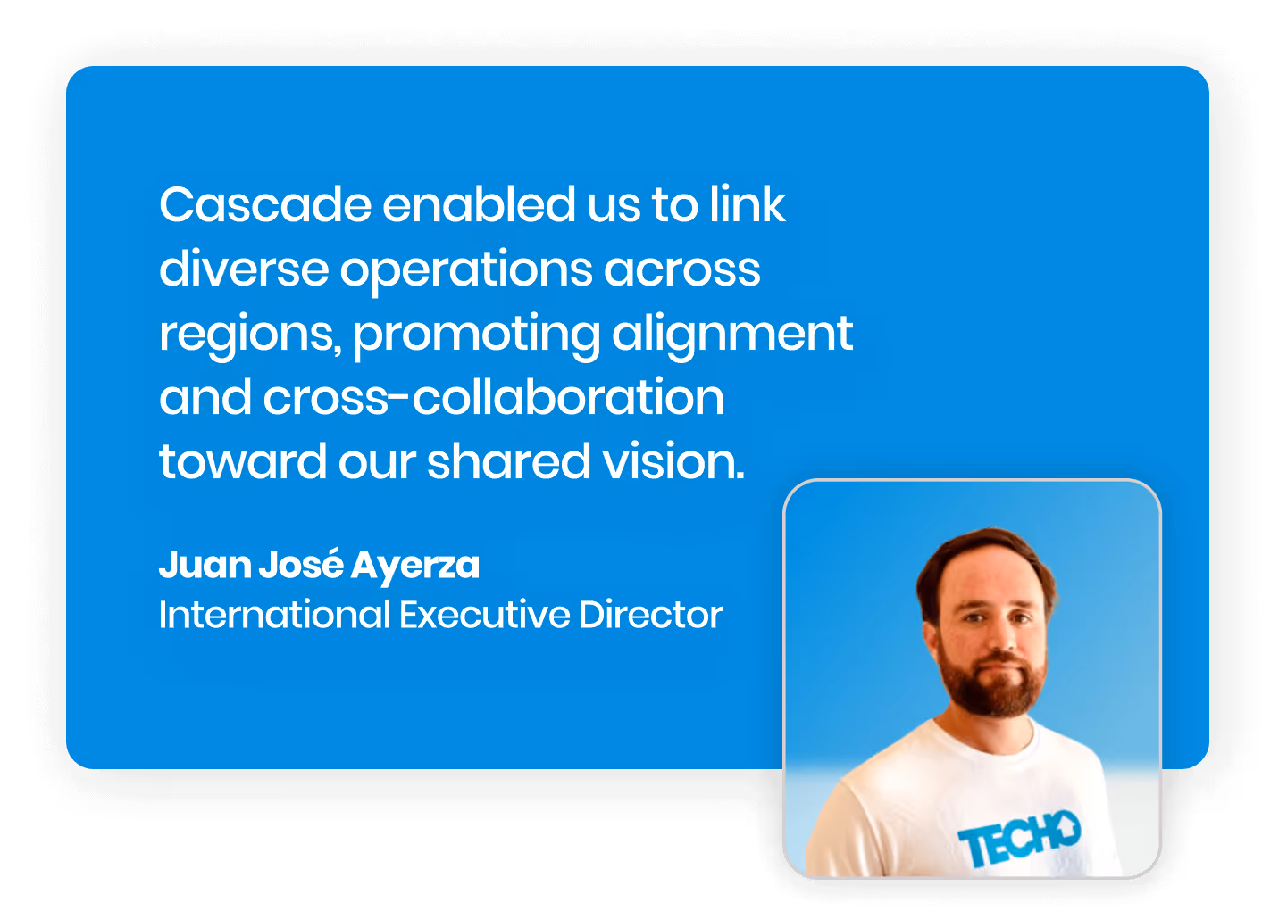 techo customer story quote cascade
