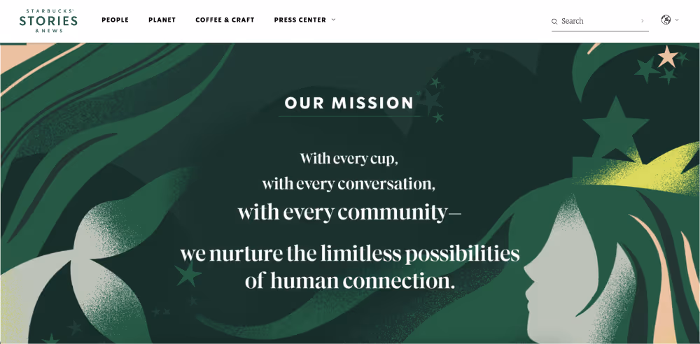 starbucks vision statement