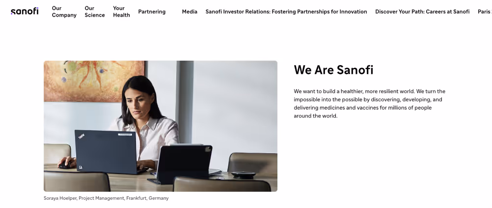 sanofi vision statement