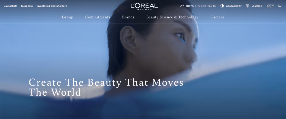l'oreal vision statement