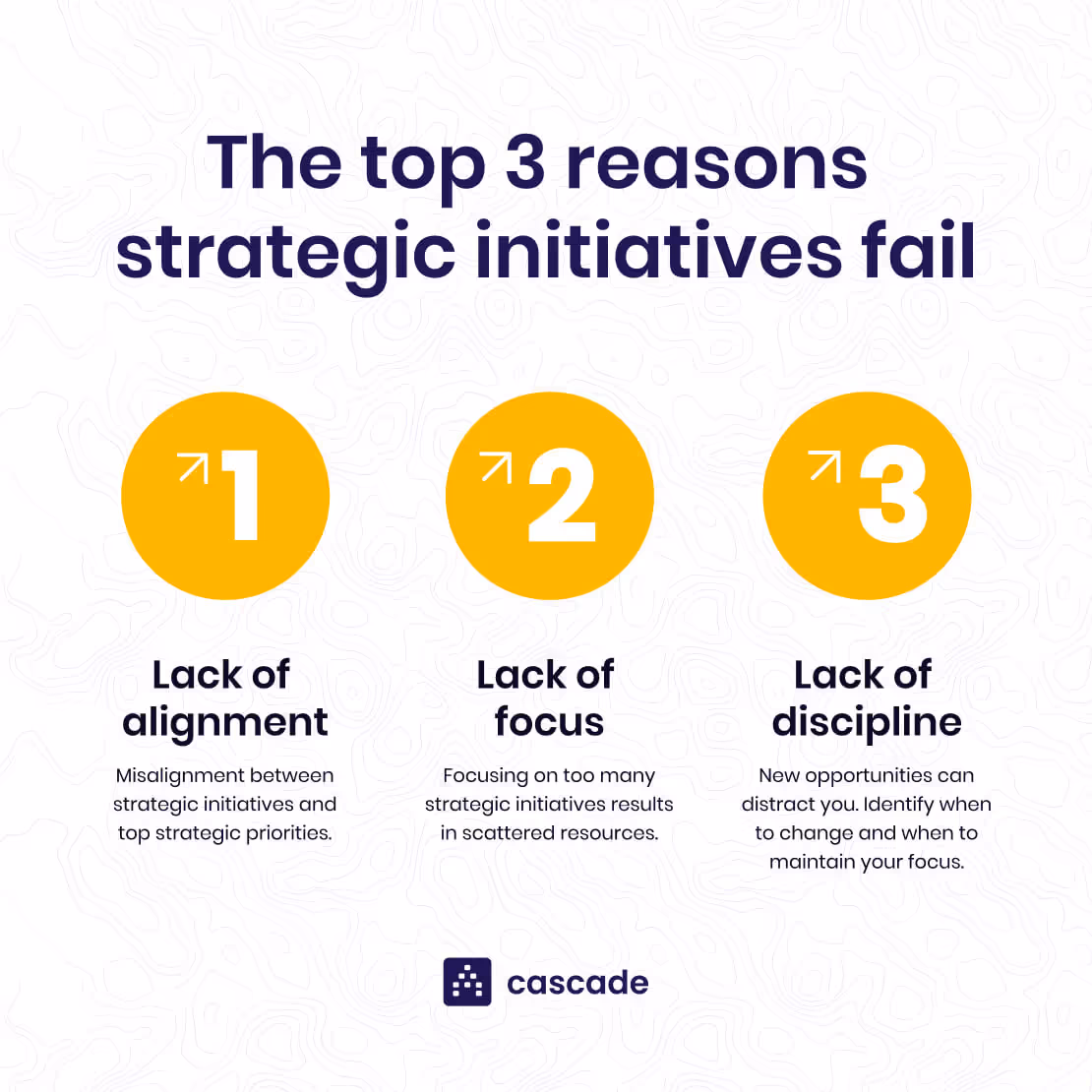 why strategic initiatives fail graphic