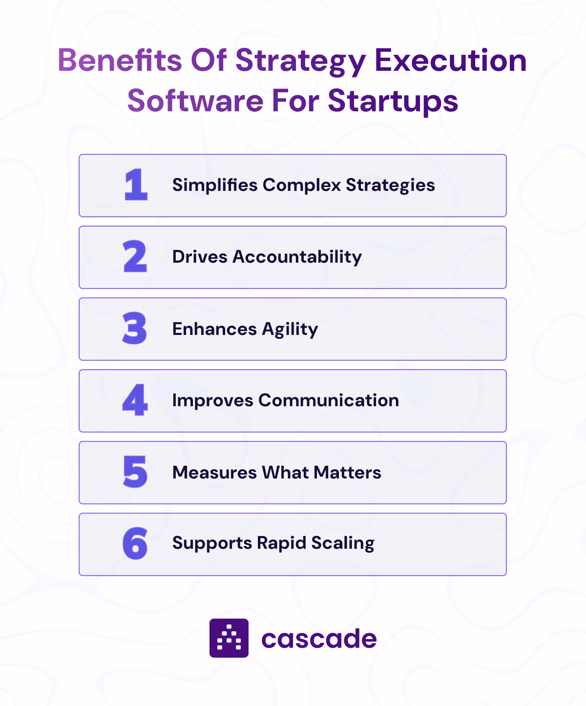 6 benefits of strategy execution software for startups