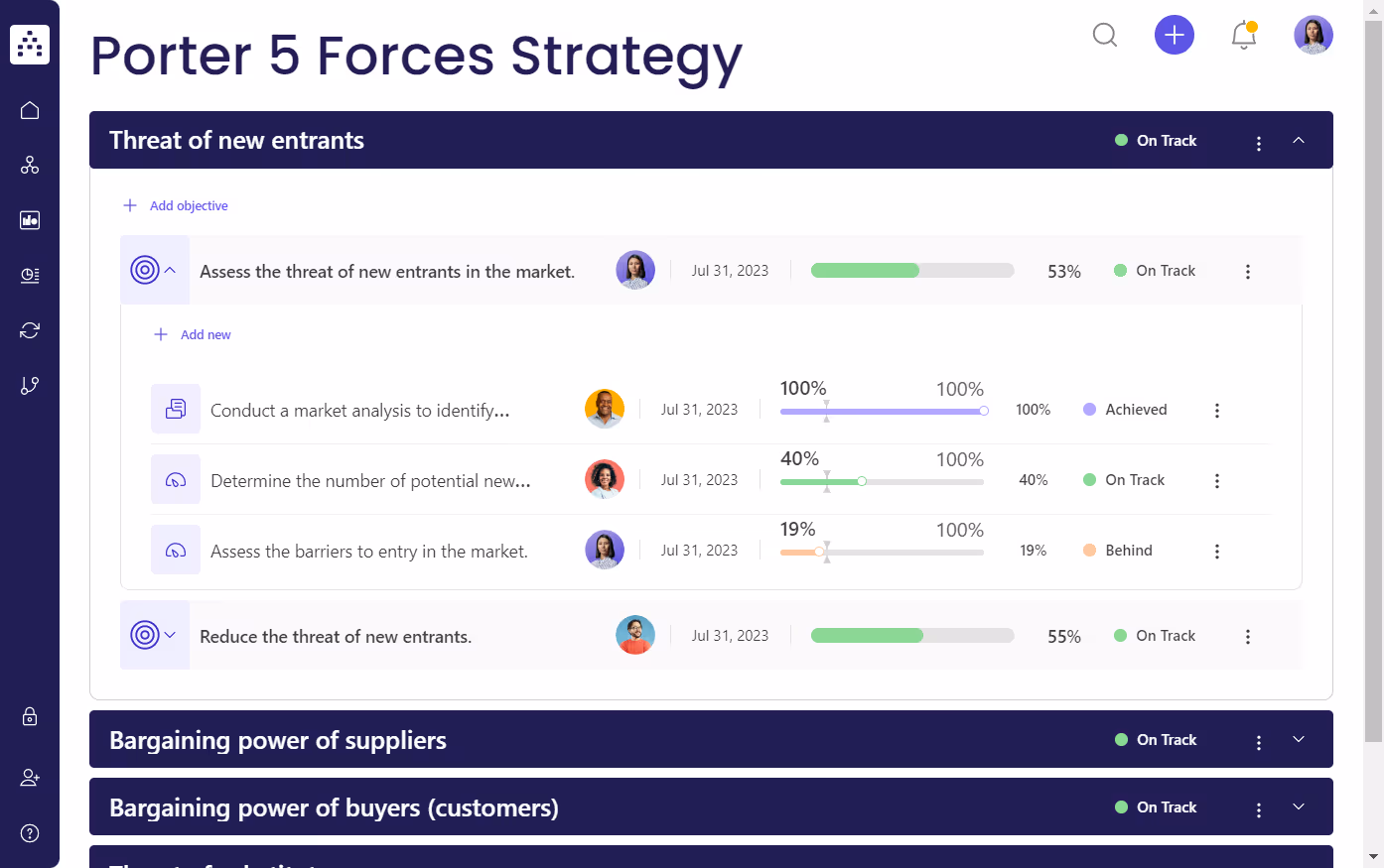 Porter 5 Forces Template