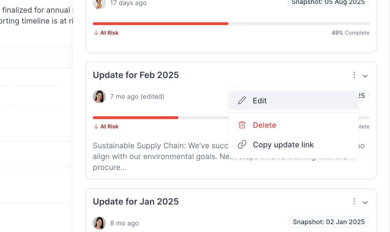 Dashboard mockup