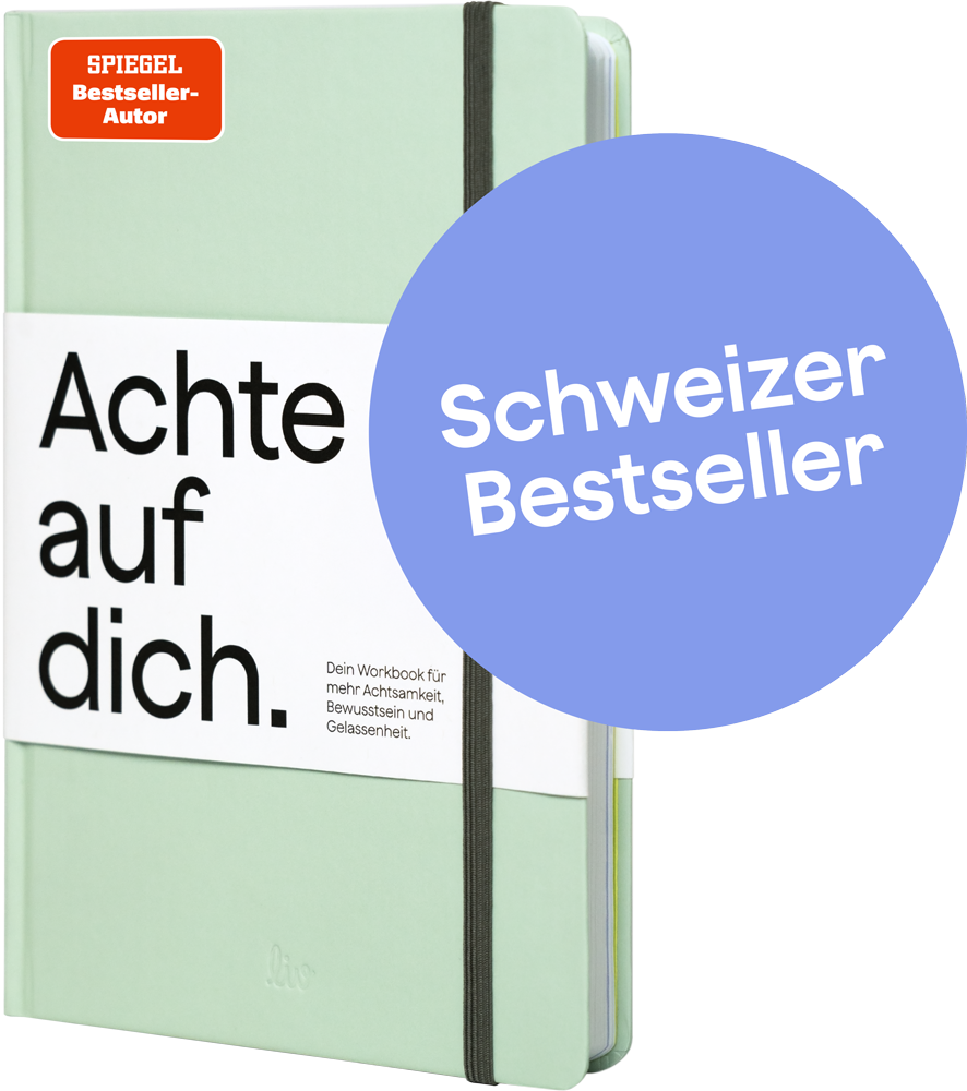 Packshot des Workbooks mit Button «Schweizer Bestseller».