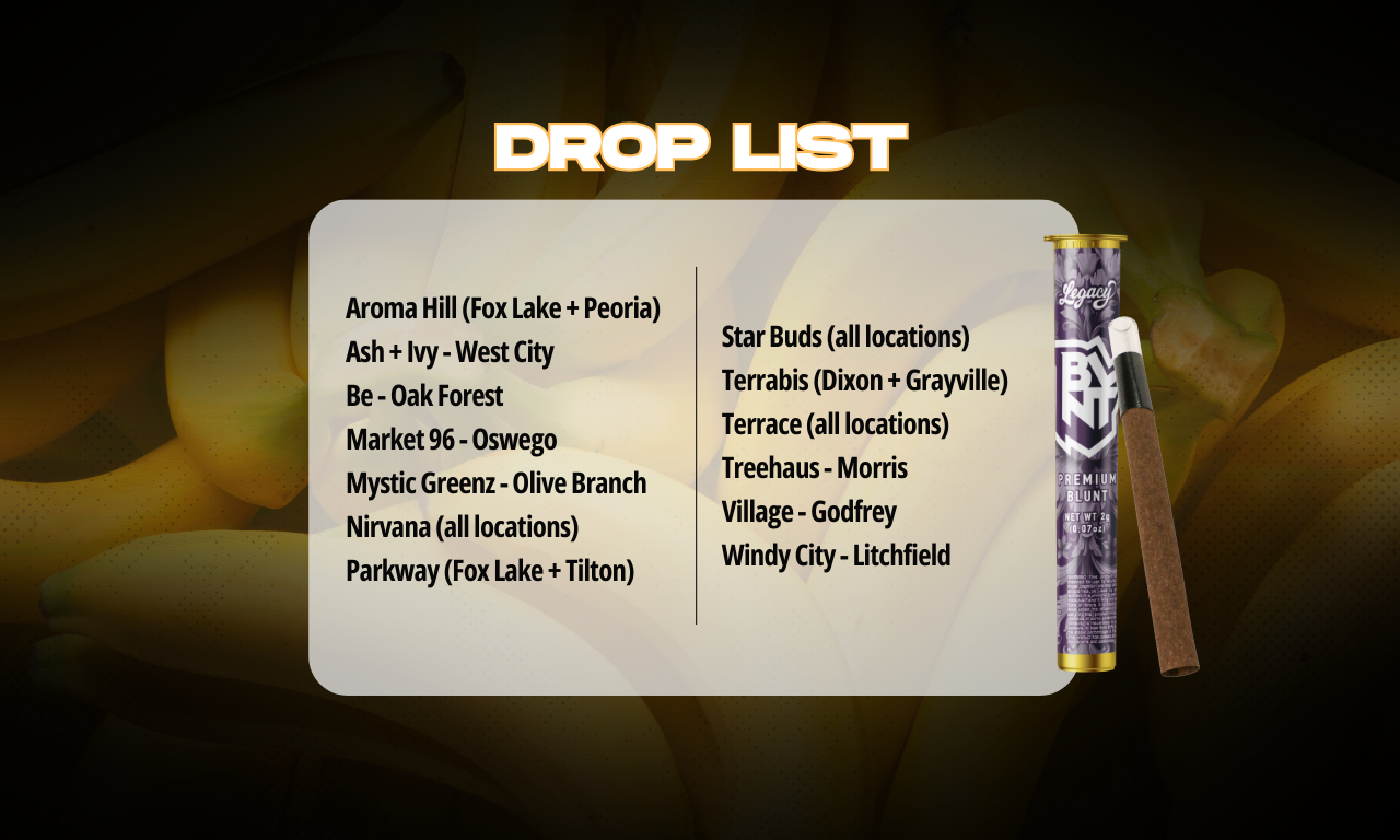 list of dispensary where you can buy legacy banana strip