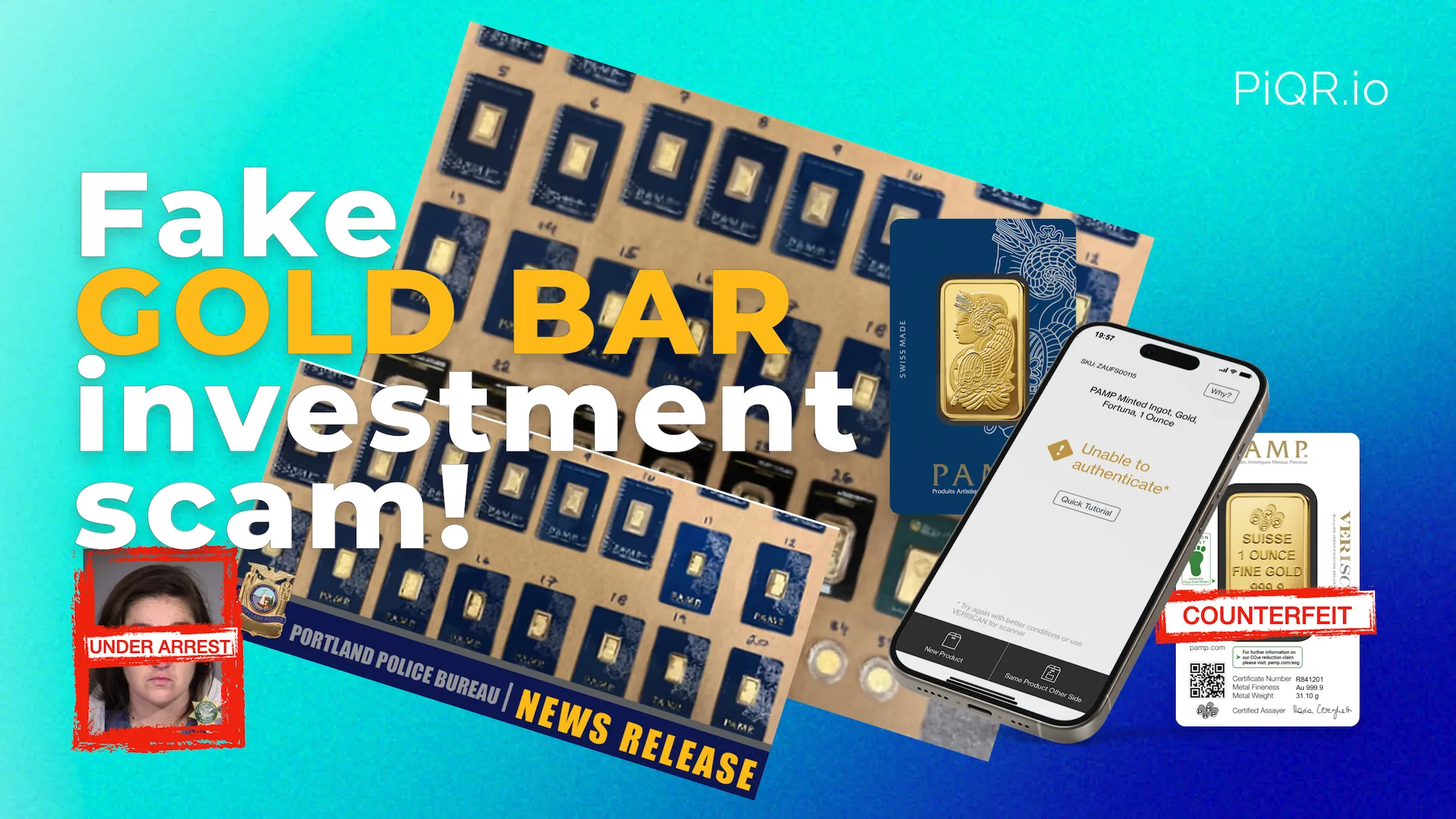 FAKE GOLD BAR SCAM: When investment scammers meet counterfeits. 