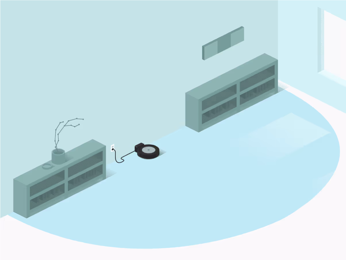 Decoration house and a roomba