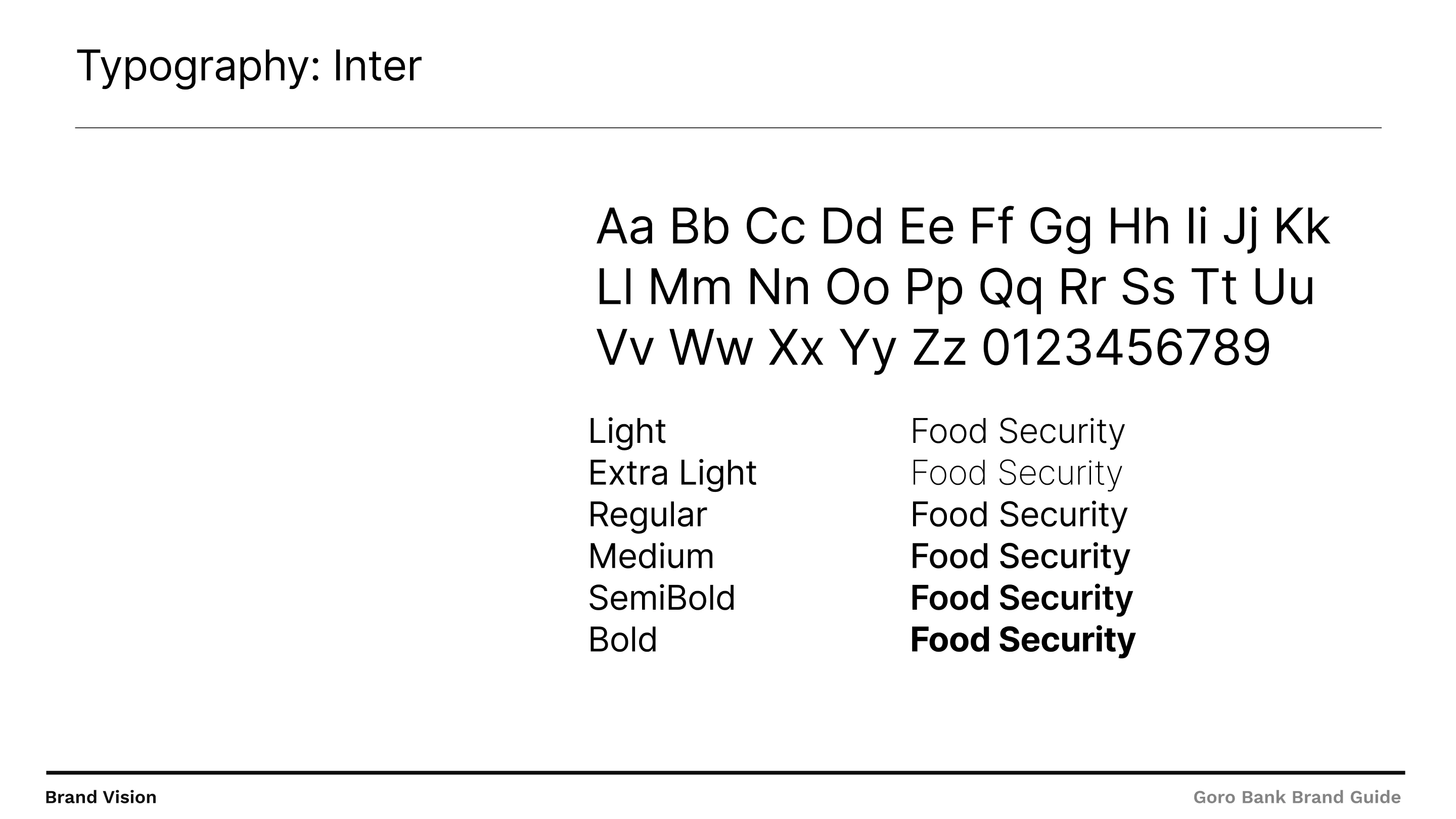 Typography used on the logo