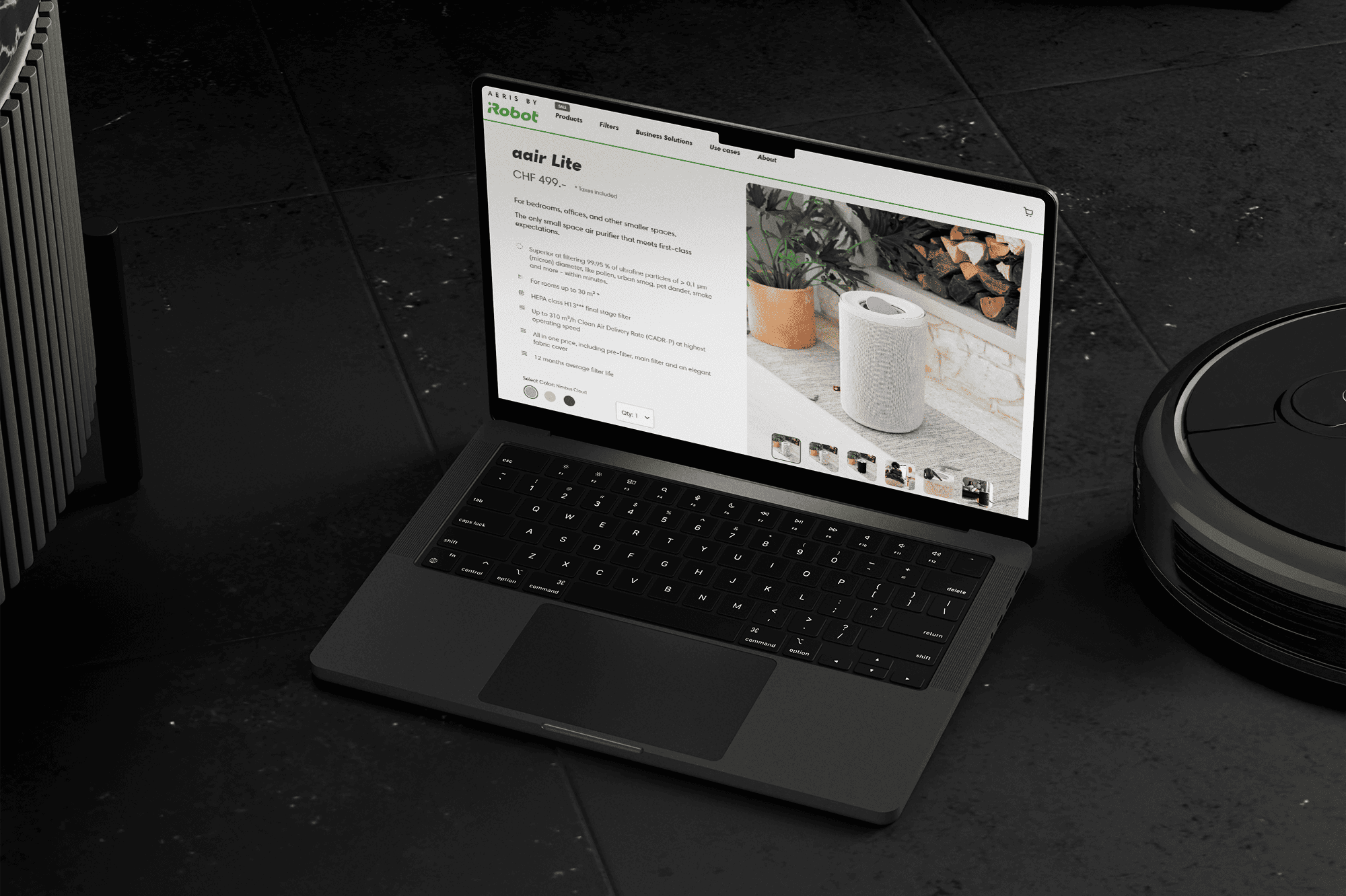 Robotics product UX/UI design case study preview